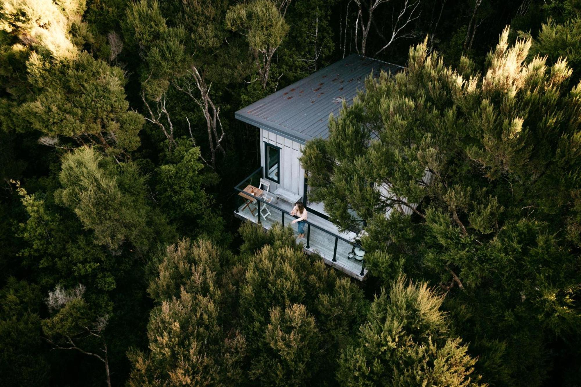 Treetop Tranquility At Rekindle Tree Houses Opua Buitenkant foto